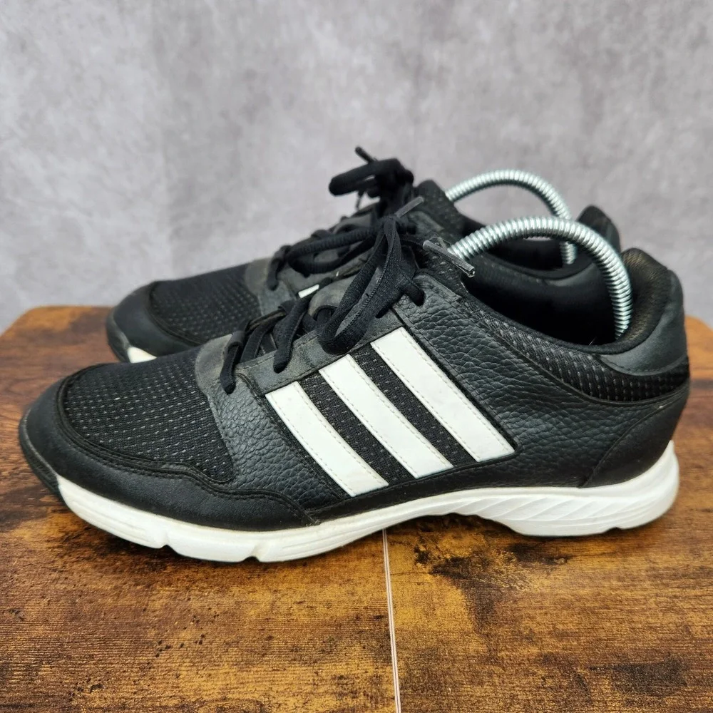 Adidas‎ Traction Adiwear Golf Shoes Mens 8.5 Black Sneakers Spikes 816568